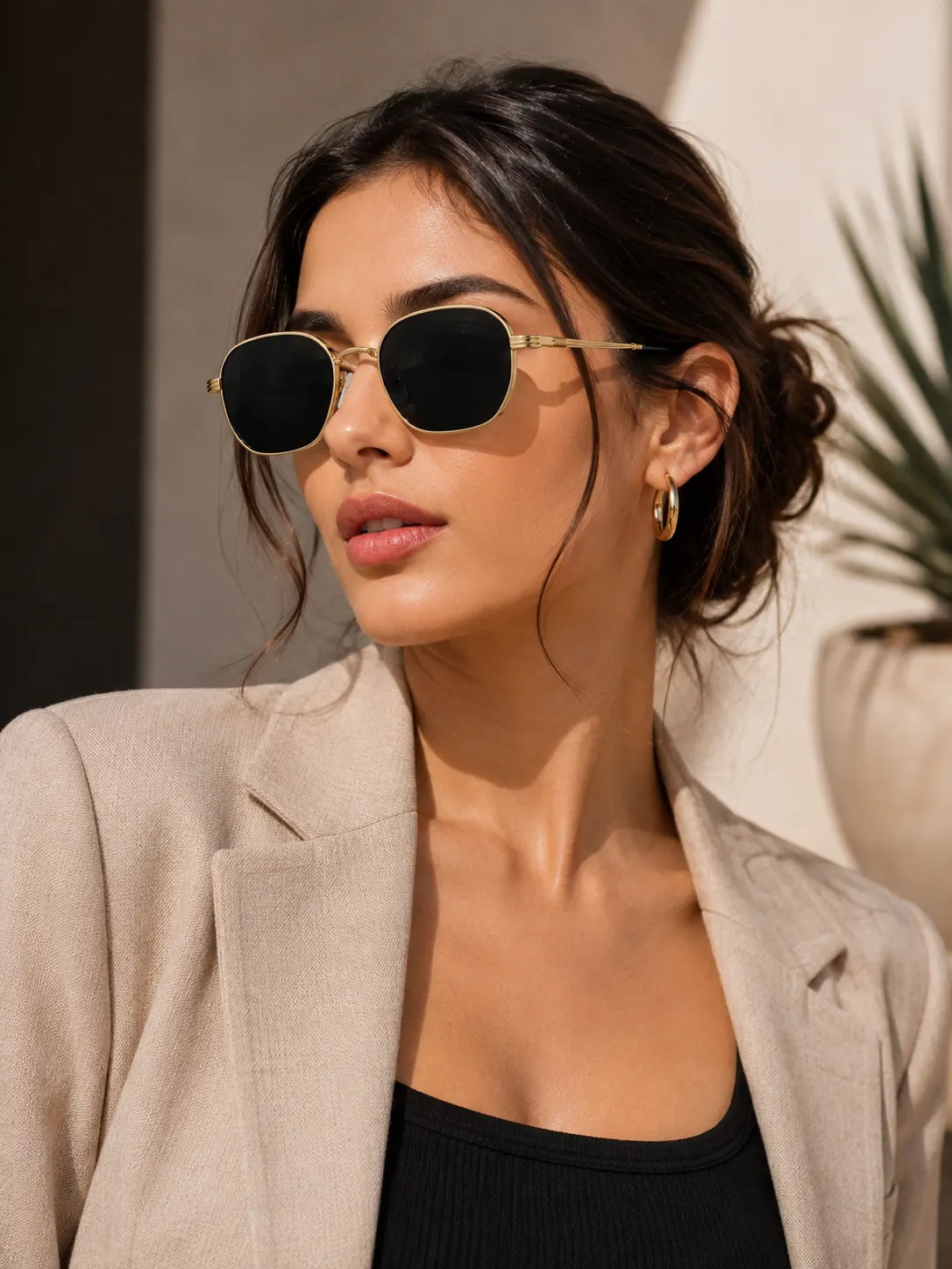 The Monarch Gold Sunglasses